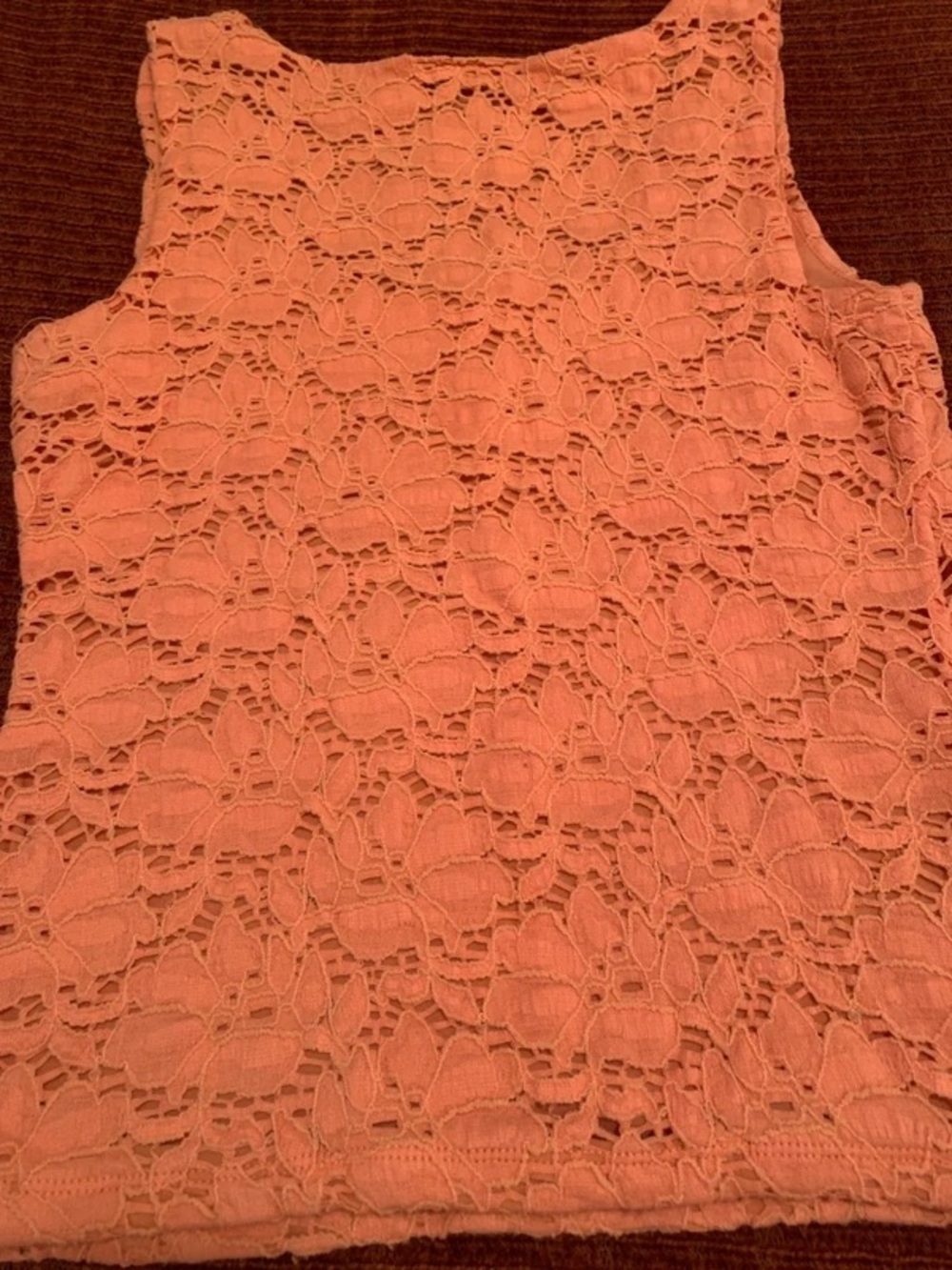 Orange Floral Tank Top - Picture 4 of 11